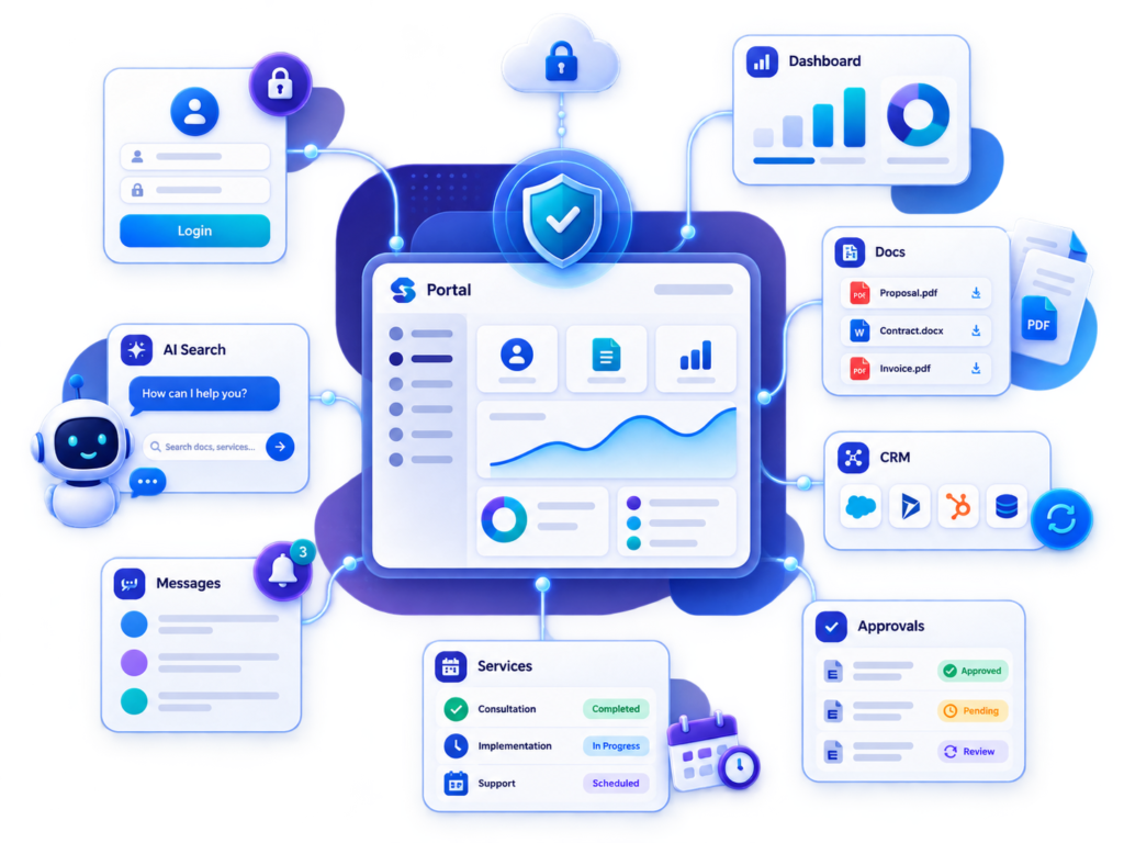 AI-Powered Client Portals