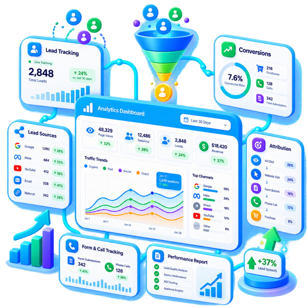 Analytics and Leads Tracking