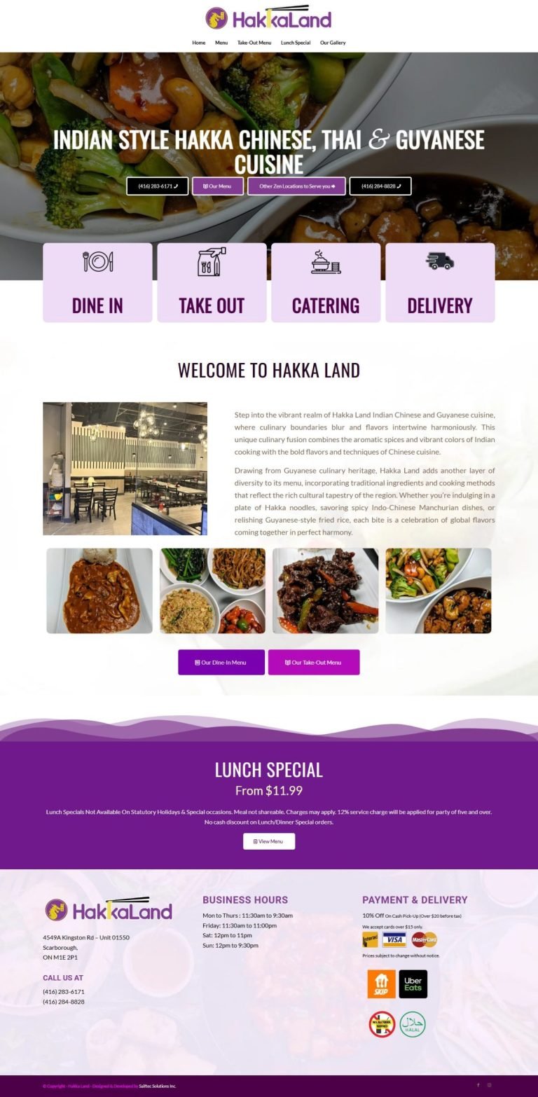 A scrolling preview of the Hakka Land website