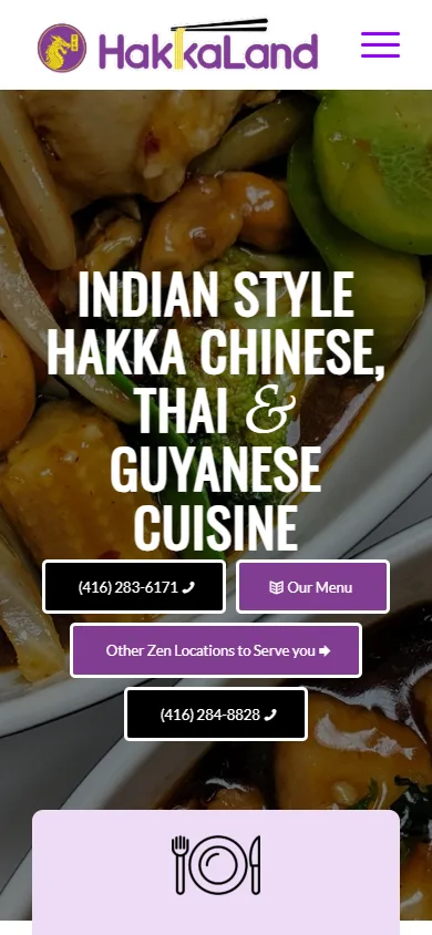 Hakka Land website displayed on mobile