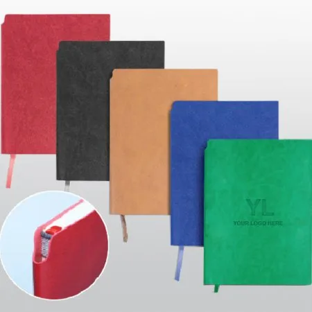 PU leather notebooks in multiple colours for custom branding