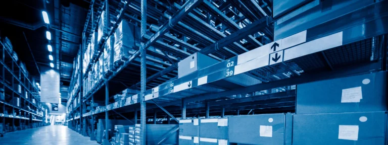 Warehouse operations image used on the SIMMS website